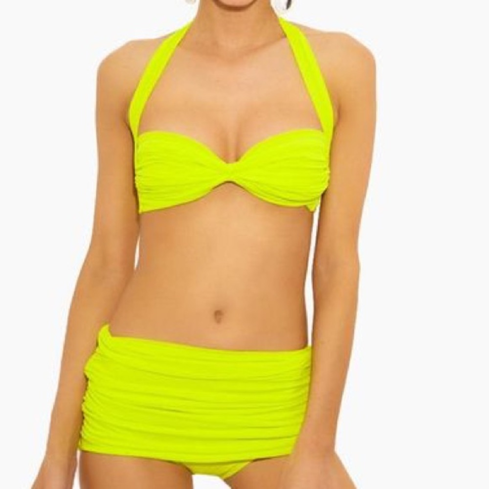 NORMA KAMALI ACID YELLOW XS NWT